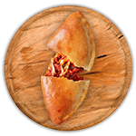 Folded Calzone Bolognese Pizza 