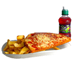 Kids 8" Margherita & Chips 